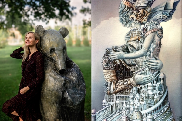 Dwa światy z różnych surrealistycznych bajek w Koneserze // Two worlds from different surreal fairy tales in Koneser